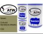 Preview: Nissan, Cultured Sandstone Metallic, CS3: 500ml Lackdose + 500ml Klarlack + 250ml Härter - Set, von ATW Autoteile West.